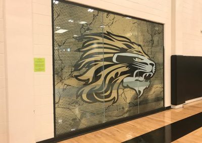Window Graphics High School Gym