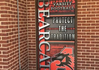 Varsity Football Door Wraps