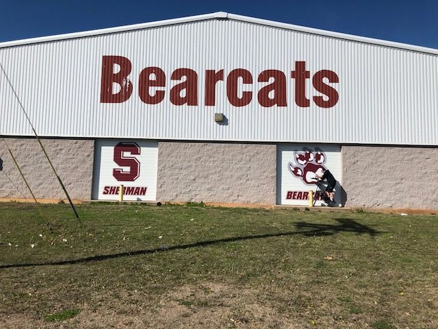 custom athletic door wraps